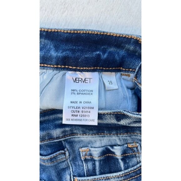 Vervet By Flying Monkey Amber Mid-Rise Skinny Jeans for Women - Size 26 - Picture 16 of 16
